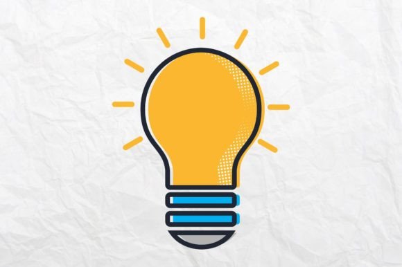 Download Lightbulb Icon Easy Editable Design - Light Collection