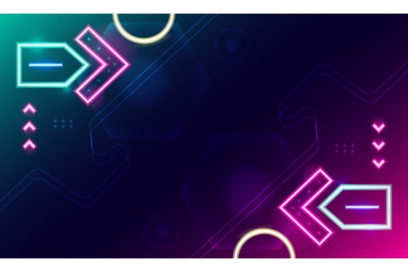 Download Neon Light Effect Design Background - Light Collection