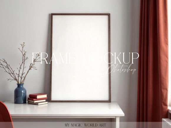 Download Light Mockup Frame on the Table - Light Collection