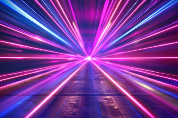 Download Neon Laser Light Background Wallpaper - Light Collection