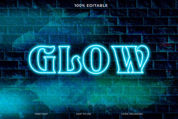Download Glow Light Text Effect - Light Collection