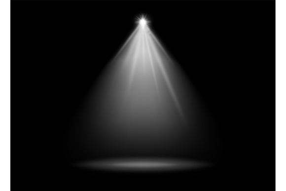 Download Stage Light Mockup. Realistic Scene Spol - Light Collection