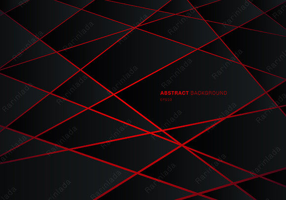Download Abstract Black Geometric Red Laser Light - Light Collection