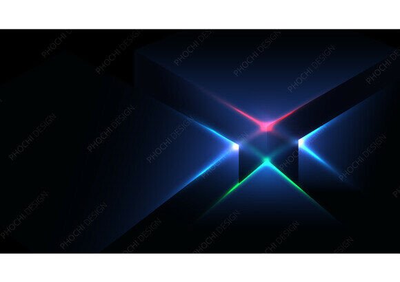 Download Tech Futuristic Neon Light Background - Light Collection