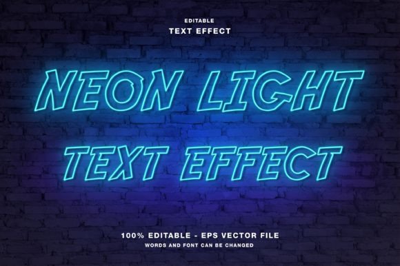 Download Neon Light Text Effect - Light Collection