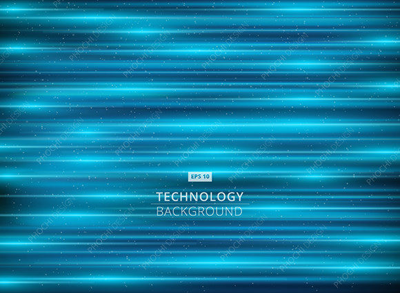 Download Abstract Technology Blue Laser Light - Light Collection