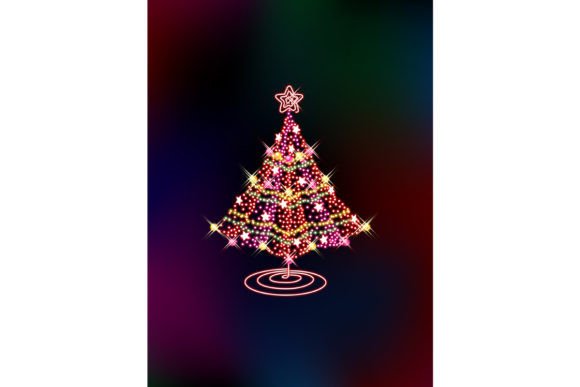 Download Christmas Tree with Bright Shining Light - Light Collection