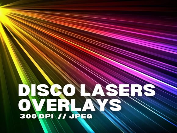 Download 15 Disco Laser Light Overlays - Light Collection