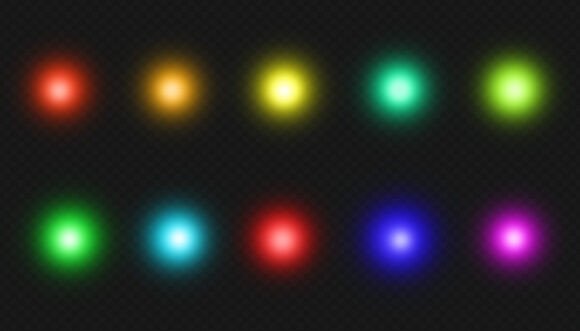 Download Abstract Neon Glow Light Background - Light Collection