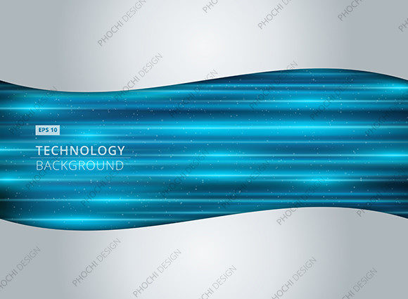 Download Abstract Technology Blue Laser Light - Light Collection