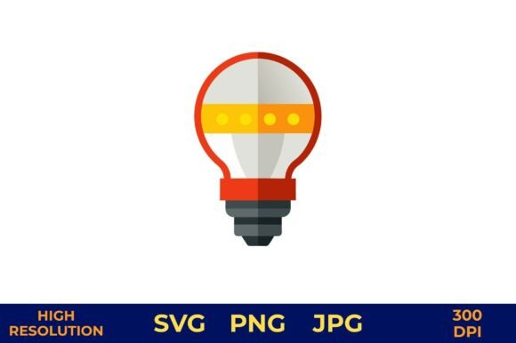 Download LED Bulb Emitting Warm Yellow Light - Light Collection